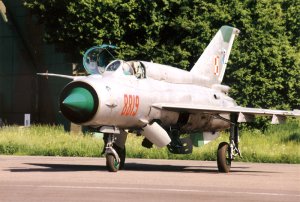 A haditengerészek által használt MiG-21bisz