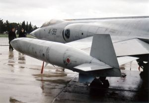 A statikus sor egyetlen hagyományos festésű Starfightere