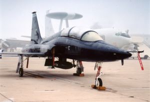 F-117-es pilóták gyakorlására használt T-38A