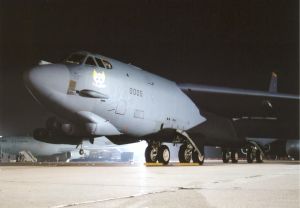 B-52H in the night
