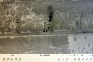 Az országúti kitérőreptérre települt Viggenek infravörös képe