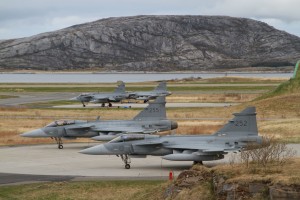 A svéd 17. ezredtől nyolc gép települt Bodøbe