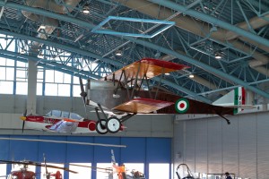 Az 1920-ban Japánba repült olasz Ansaldo SVA.9 replikája