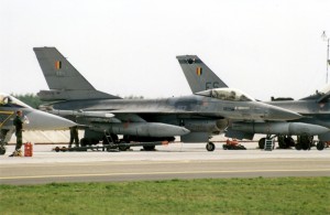 Belga F-16 a zónában