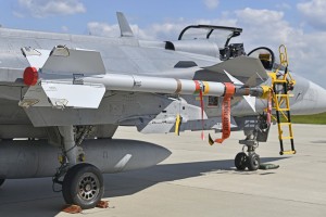 HunAF Saab JAS-39C EBS 40 & AIM-9L Sidewinder